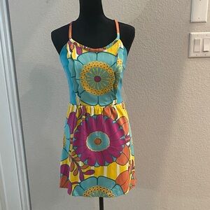 Judith March Vibrant Floral Mini Dress
